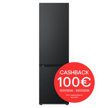 Foto frontale del frigorifero LG GBV7280AEV con cashback